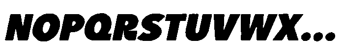 Plumo Italic Font UPPERCASE