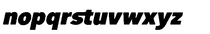 Plumo Italic Font LOWERCASE