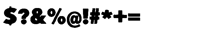 Plumo Regular Font OTHER CHARS