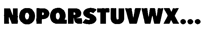 Plumo Regular Font UPPERCASE