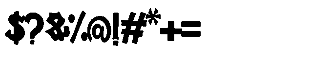 Plump Christmas Font OTHER CHARS