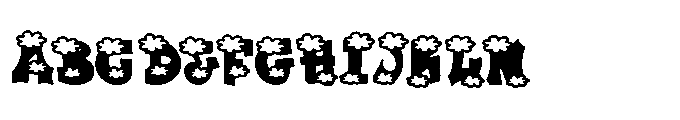 Plump Christmas Font UPPERCASE