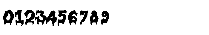 Plump Drip Font OTHER CHARS