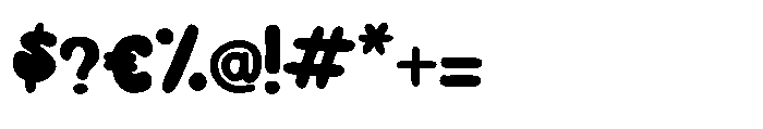 Plumpkin Font OTHER CHARS