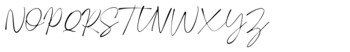 Plumrose Signature Font UPPERCASE