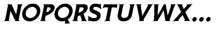 Pluribus Bold Italic Font UPPERCASE