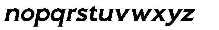 Pluribus Bold Italic Font LOWERCASE
