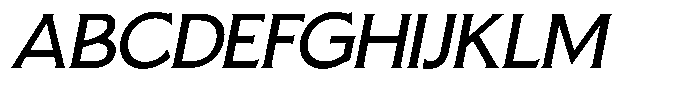 Pluribus Light Italic Font UPPERCASE