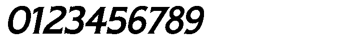 Pluribus Medium Italic Font OTHER CHARS