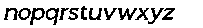 Pluribus Medium Italic Font LOWERCASE