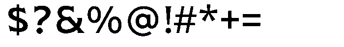 Pluribus Medium Font OTHER CHARS
