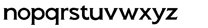 Pluribus Medium Font LOWERCASE