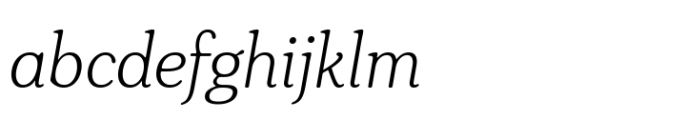 Plush Light Italic FONT