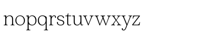 Plush Variable Roman Font LOWERCASE