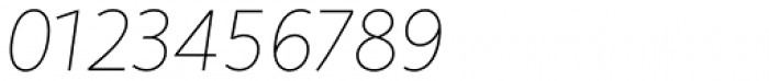 Plusquam Sans Thin Italic Font OTHER CHARS