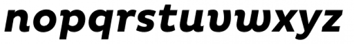 Pluto Bold Italic Font LOWERCASE