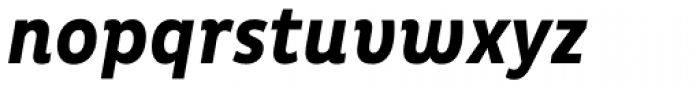 Pluto Condensed Bold Italic Font LOWERCASE
