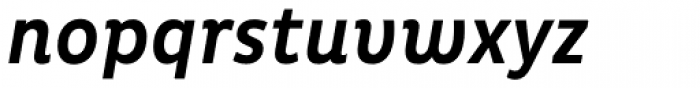 Pluto Condensed Medium Italic Font LOWERCASE