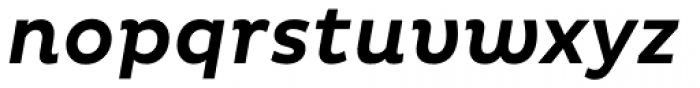 Pluto Medium-Italic Font LOWERCASE