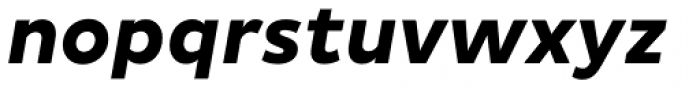 Pluto Sans Bold Italic Font LOWERCASE