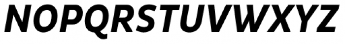 Pluto Sans Cond Bold Italic Font UPPERCASE