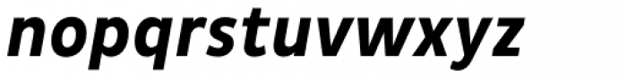 Pluto Sans Cond Bold Italic Font LOWERCASE