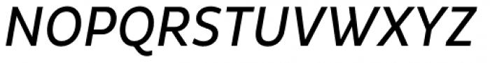 Pluto Sans Cond Italic Font UPPERCASE