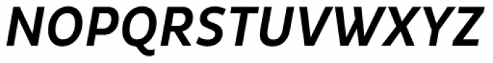Pluto Sans Cond Medium Italic Font UPPERCASE