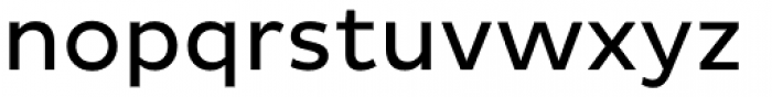 Pluto Sans Regular Font LOWERCASE