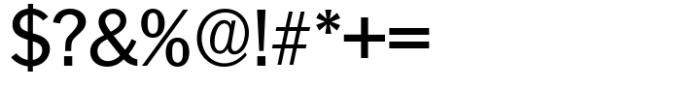 Plymouth Serial Regular Font OTHER CHARS