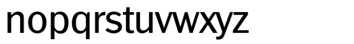Plymouth Serial Regular Font LOWERCASE