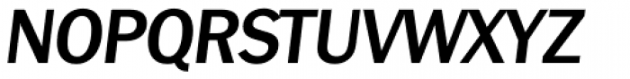 Plymouth TS DemiBold Italic Font UPPERCASE