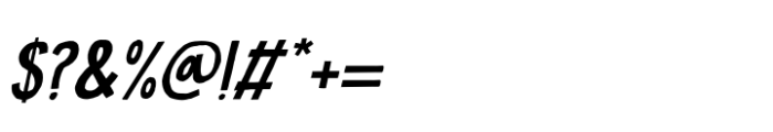 Plywood Satellite Italic Font OTHER CHARS