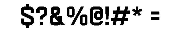 Plaak5Foch 45 BoldB Font OTHER CHARS