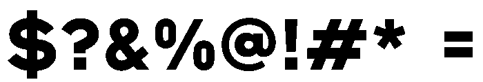 Plaak6Ney 56 Heavy Font OTHER CHARS