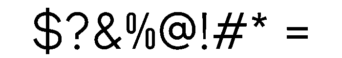 Plaax6Ney 26 Light Font OTHER CHARS