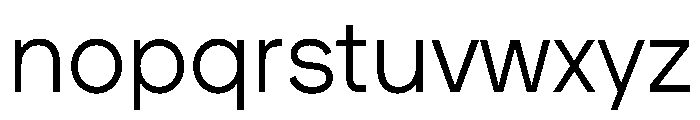 Plaax6Ney 26 Light Font LOWERCASE