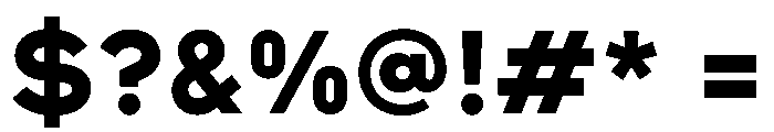 Plaax6Ney 56 Heavy Font OTHER CHARS