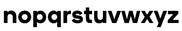 Plaax6Ney 56 Heavy Font LOWERCASE