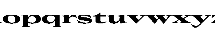 Place Black Extra Font LOWERCASE