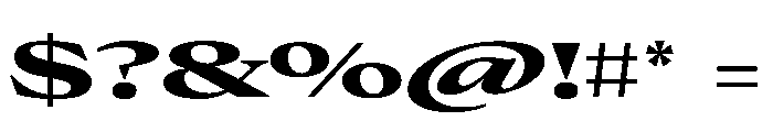 Place Black Font OTHER CHARS