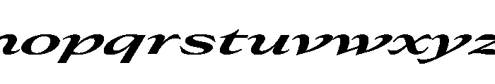 Place Bold Italic Extra Font LOWERCASE