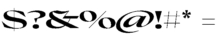 Place Display Regular Extra Font OTHER CHARS