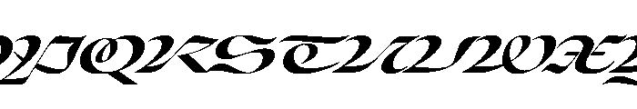 Place Display Regular Italic Extra Font UPPERCASE