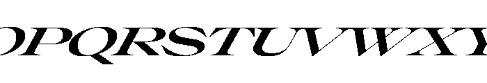 Place Display Regular Italic Font UPPERCASE