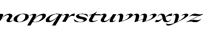 Place Display Regular Italic Font LOWERCASE