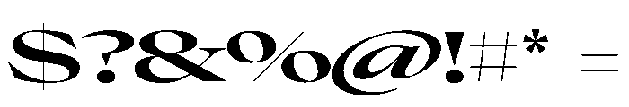 Place Display Regular Font OTHER CHARS