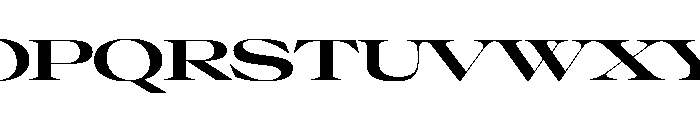 Place Display Regular Font UPPERCASE