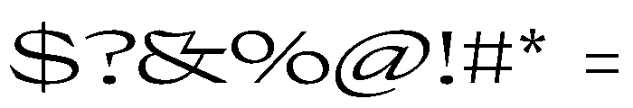 Place Light Extra Font OTHER CHARS