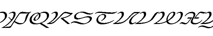 Place Light Italic Extra Font UPPERCASE